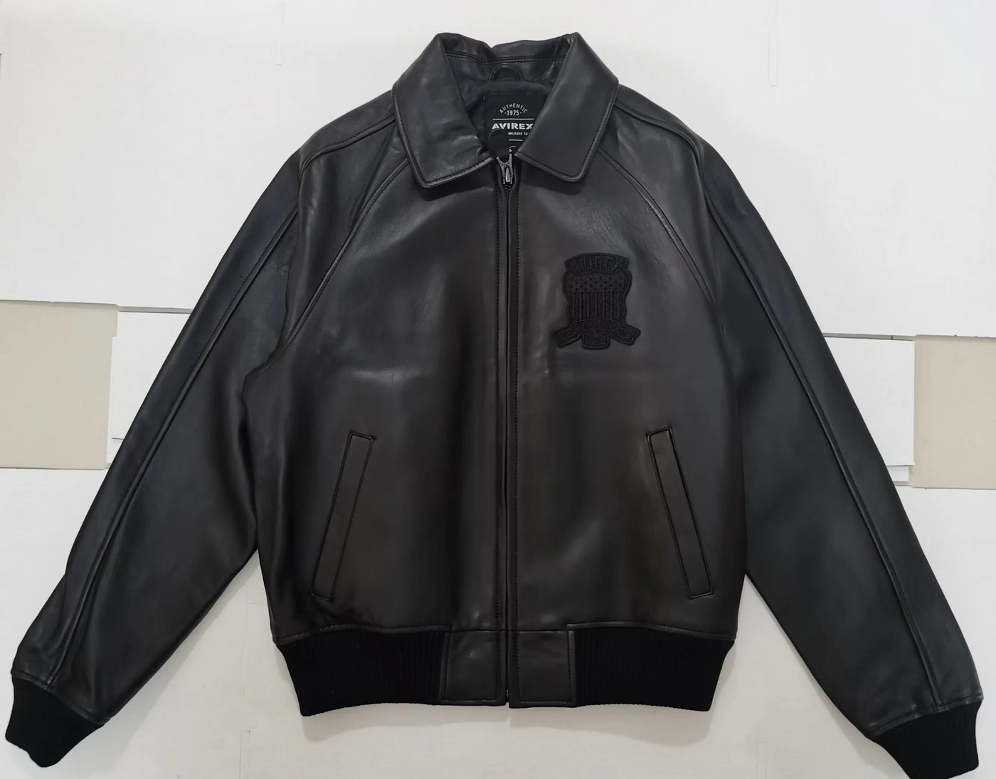 Avirex Fall Edition | Men’s Original Military Bomber Jacket – Genuine Sheepskin Leather