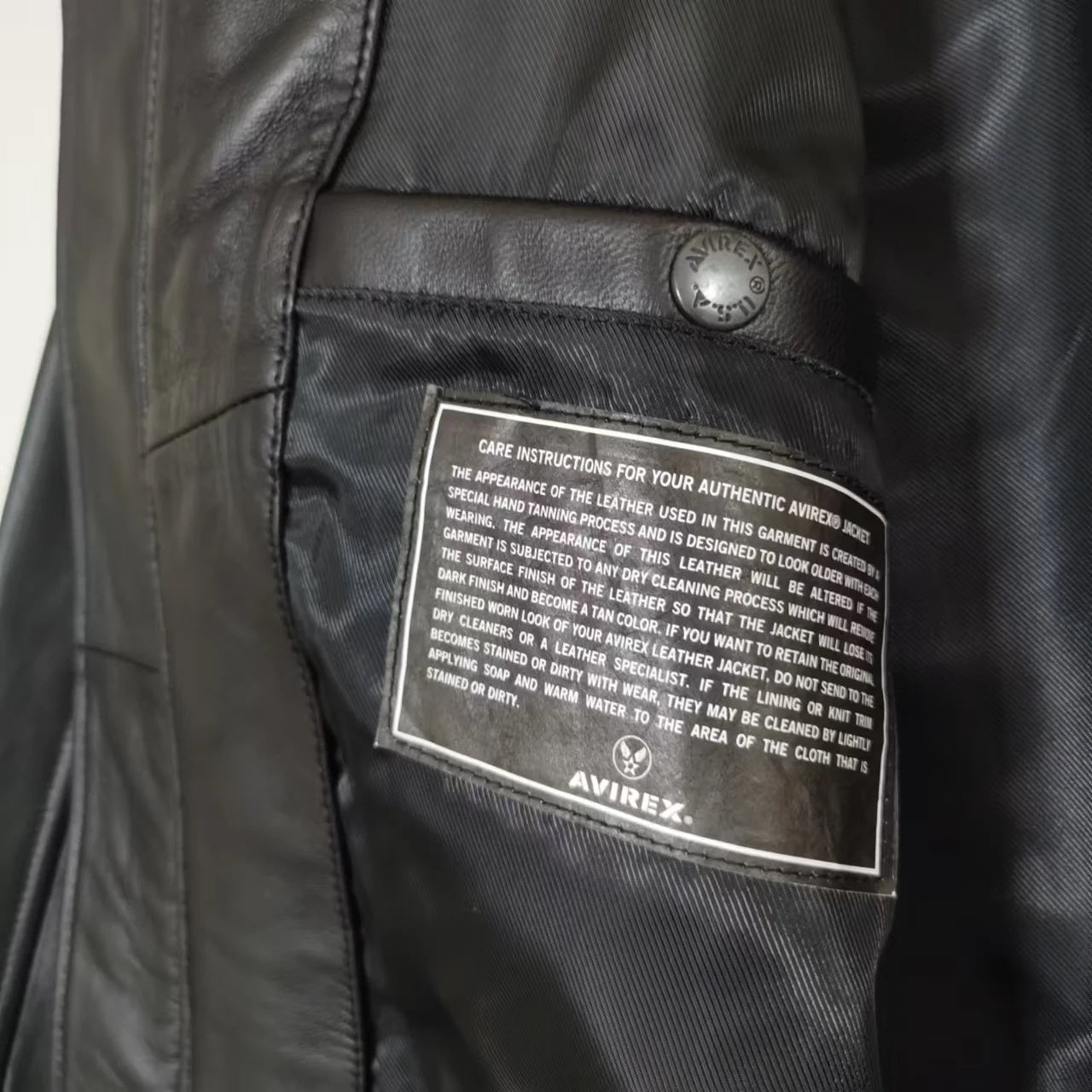 Avirex Fall Edition | Men’s Original Military Bomber Jacket – Genuine Sheepskin Leather