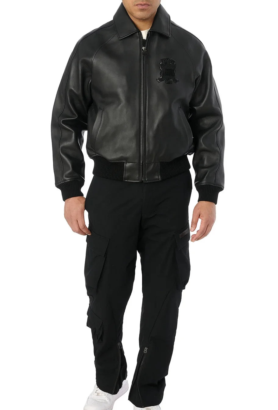 Avirex Fall Edition | Men’s Original Military Bomber Jacket – Genuine Sheepskin Leather