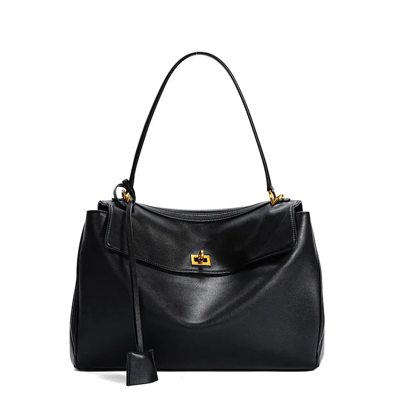 Rodeobag Premium Leather Crossbody Tote – Large Capacity Underarm Shoulder Bag for Women