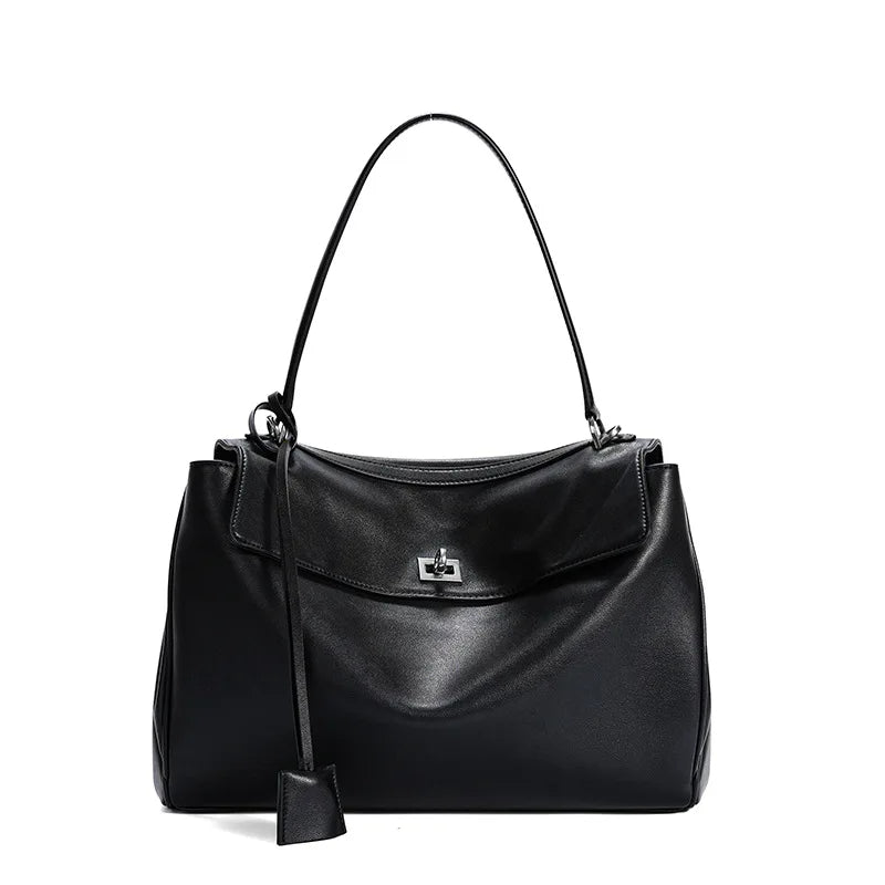 Rodeobag Premium Leather Crossbody Tote – Large Capacity Underarm Shoulder Bag for Women