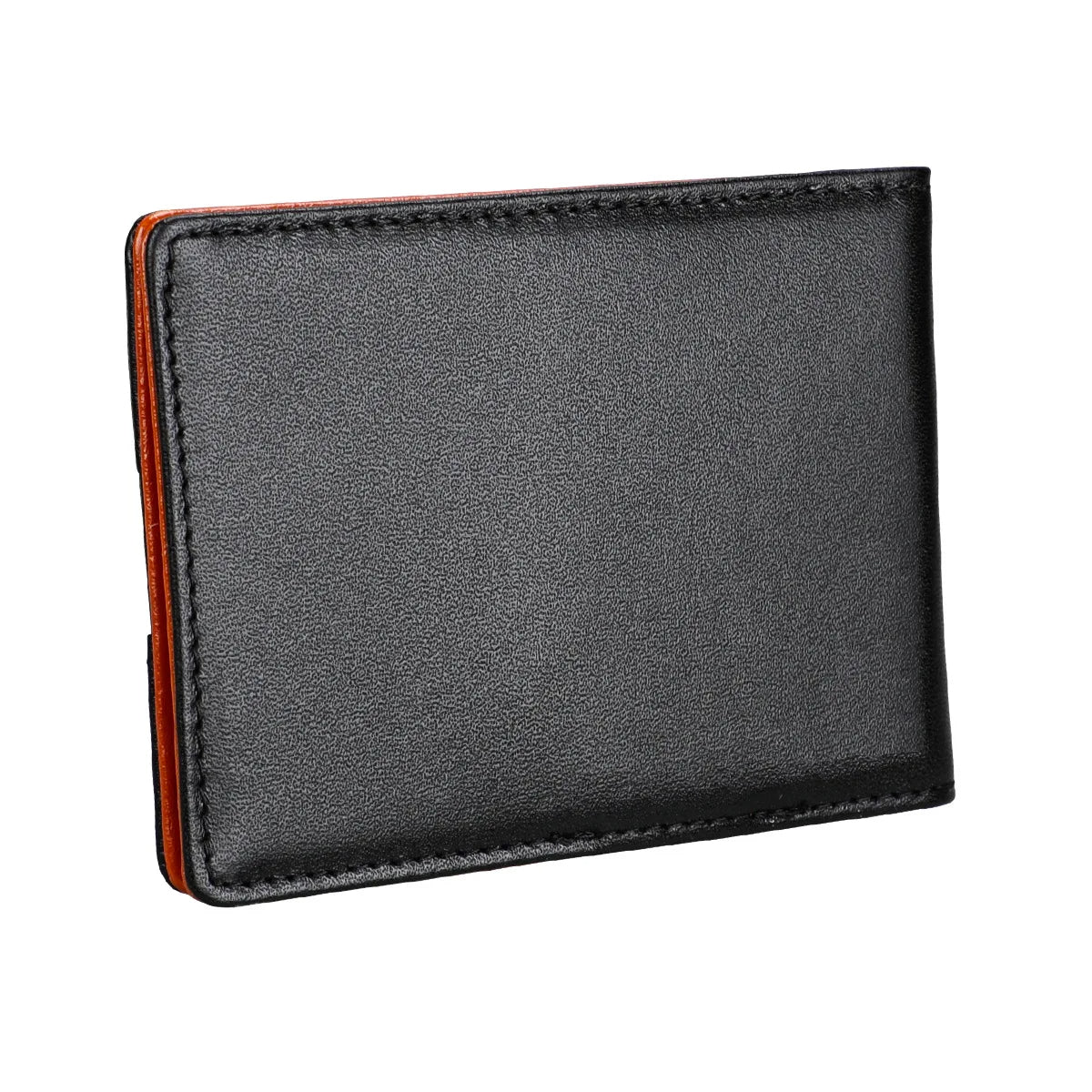 RFID Genuine Leather Slim Wallet – Minimalist Short Wallet for Men & Women with Money Clip & Card Holder