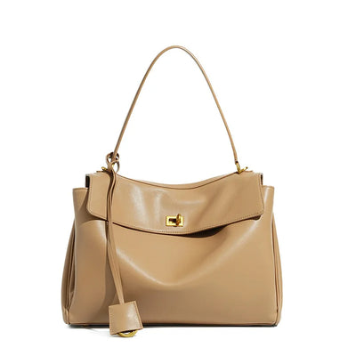 Rodeobag Premium Leather Crossbody Tote – Large Capacity Underarm Shoulder Bag for Women