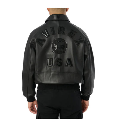 Avirex Fall Edition | Men’s Original Military Bomber Jacket – Genuine Sheepskin Leather